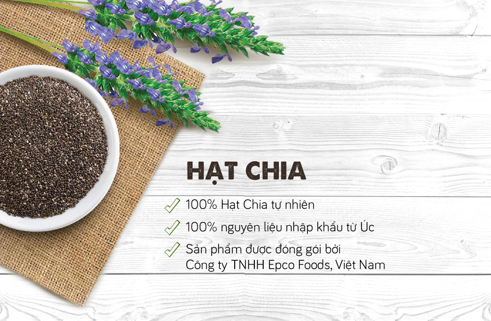 Muốn có một lối sống khỏe mạnh và năng động? Hãy thử sử dụng hạt chia Úc trong khẩu phần ăn hàng ngày của bạn. Hạt chia Úc có chứa rất nhiều chất xơ, đạm và omega-3 rất tốt cho sức khoẻ của bạn. Hãy xem hình ảnh liên quan để biết thêm chi tiết về đặc tính của hạt chia Úc.