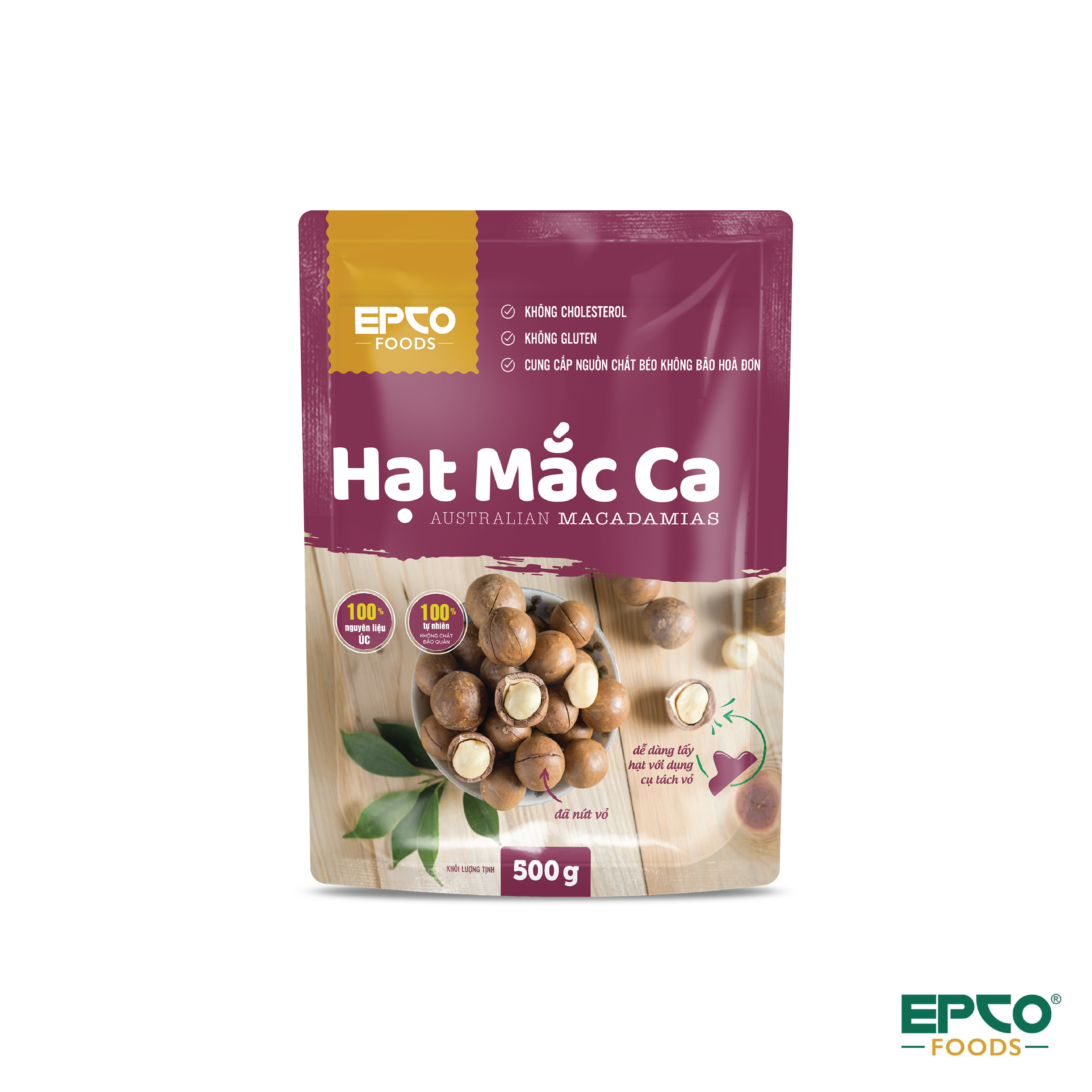 Hạt Mắc Ca - EPCO FOODS (500gr) - Epco Foods