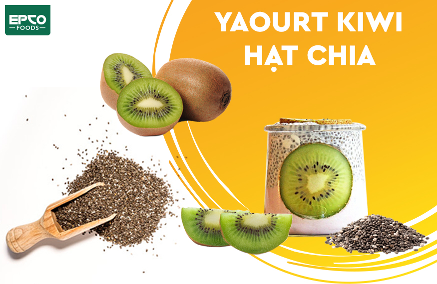 KIWI YAOURT HẠT CHIA - Epco Foods