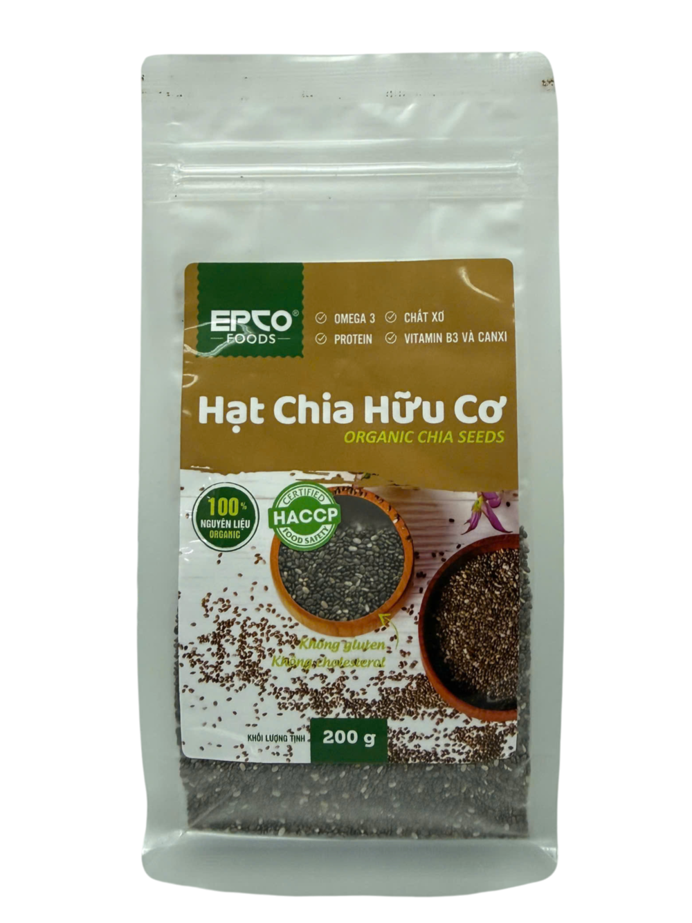HẠT CHIA HỮU CƠ - ORGANIC CHIA SEEDS 200G