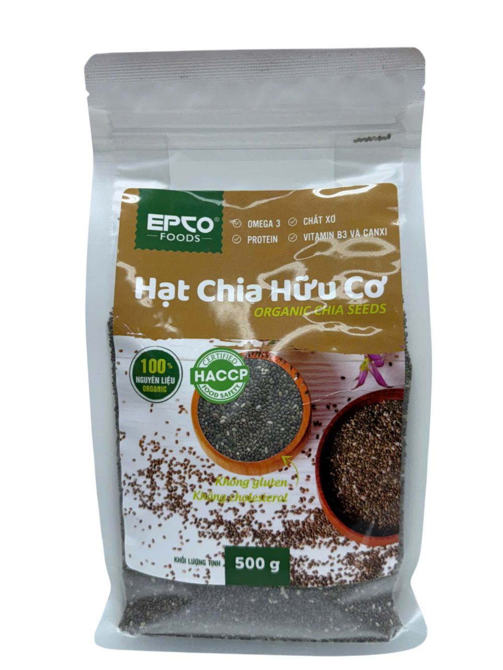 HẠT CHIA HỮU CƠ - ORGANIC CHIA SEEDS 500G