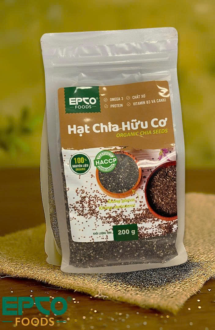 HẠT CHIA HỮU CƠ - ORGANIC CHIA SEEDS 200G
